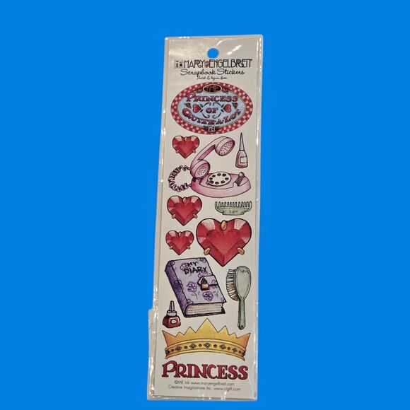 2004 Mary Engelbreit Charmed Life Y2K File Folders Vintage ME Princess Stickers - Picture 4 of 13